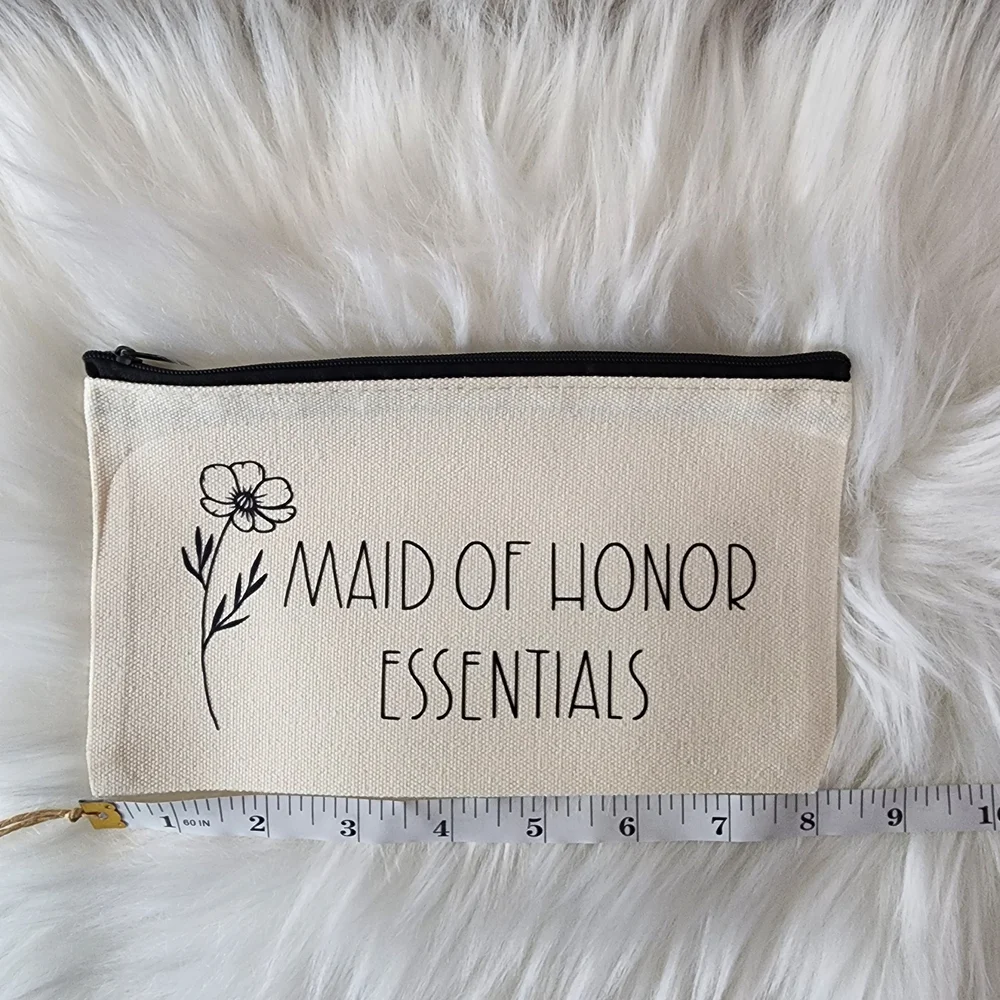 Bridal Party Essentials Pouches Set Of 3 - Picture 6 of 7